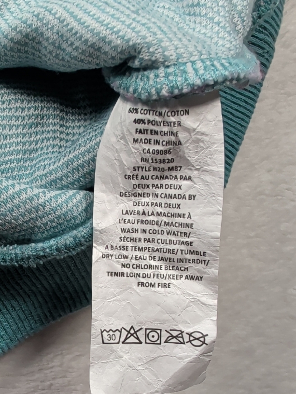 Deux Par Deux Girls Quilted Tunic Dress Turquoise Blue Size 6 - Picture 8 of 11